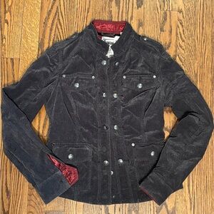 Triple Five Soul Charcoal velour Jacket S